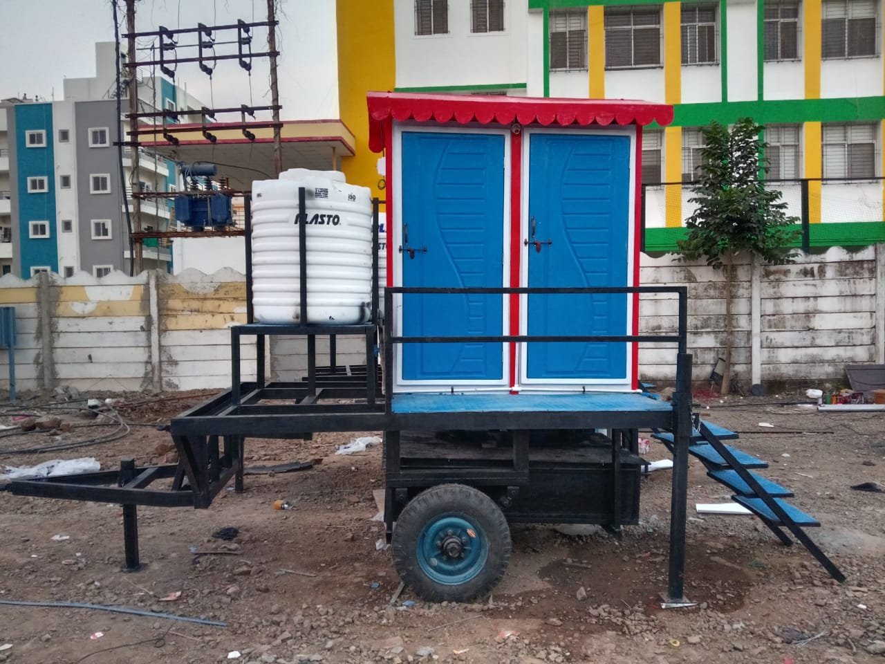 FRP Mobile Toilet Van 11